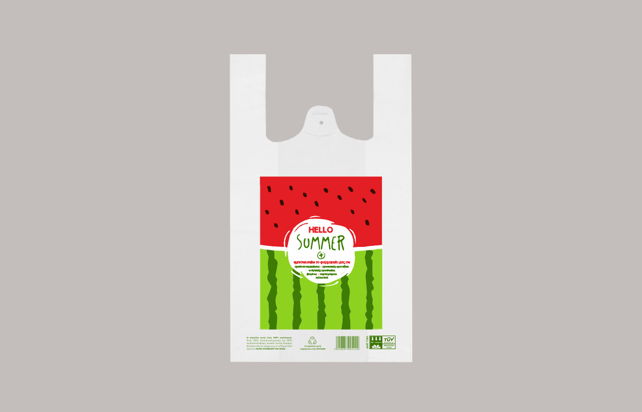 Σακούλες ανώνυμες BIOSUMMER 25X45 φανέλα