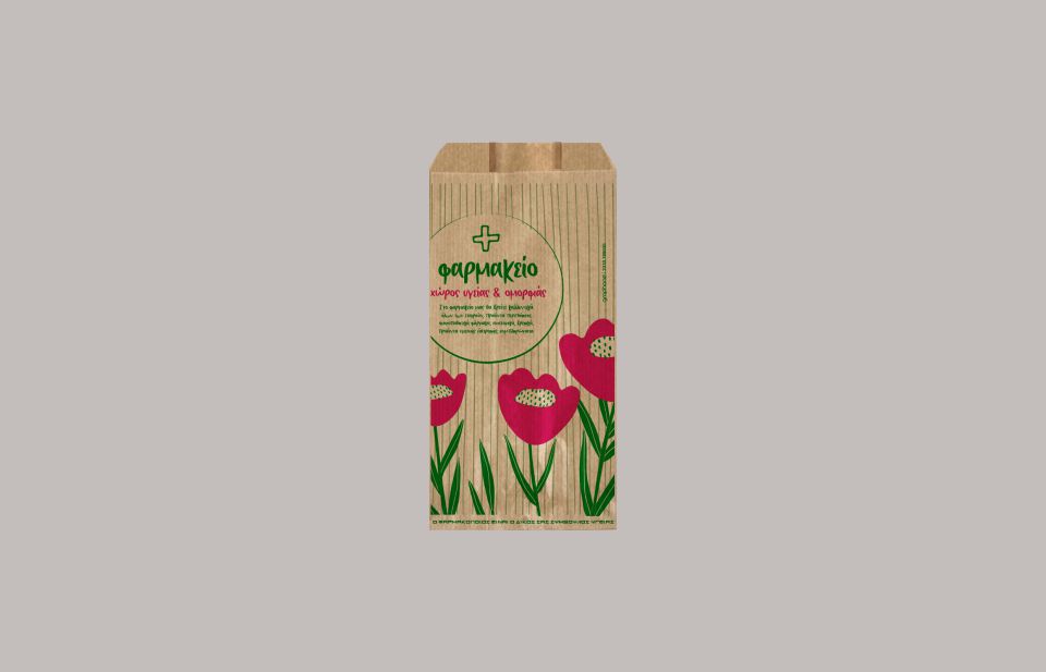 Χαρτοσακούλες καφέ κράφτ ανώνυμες ECOFLOW 12X26+81
